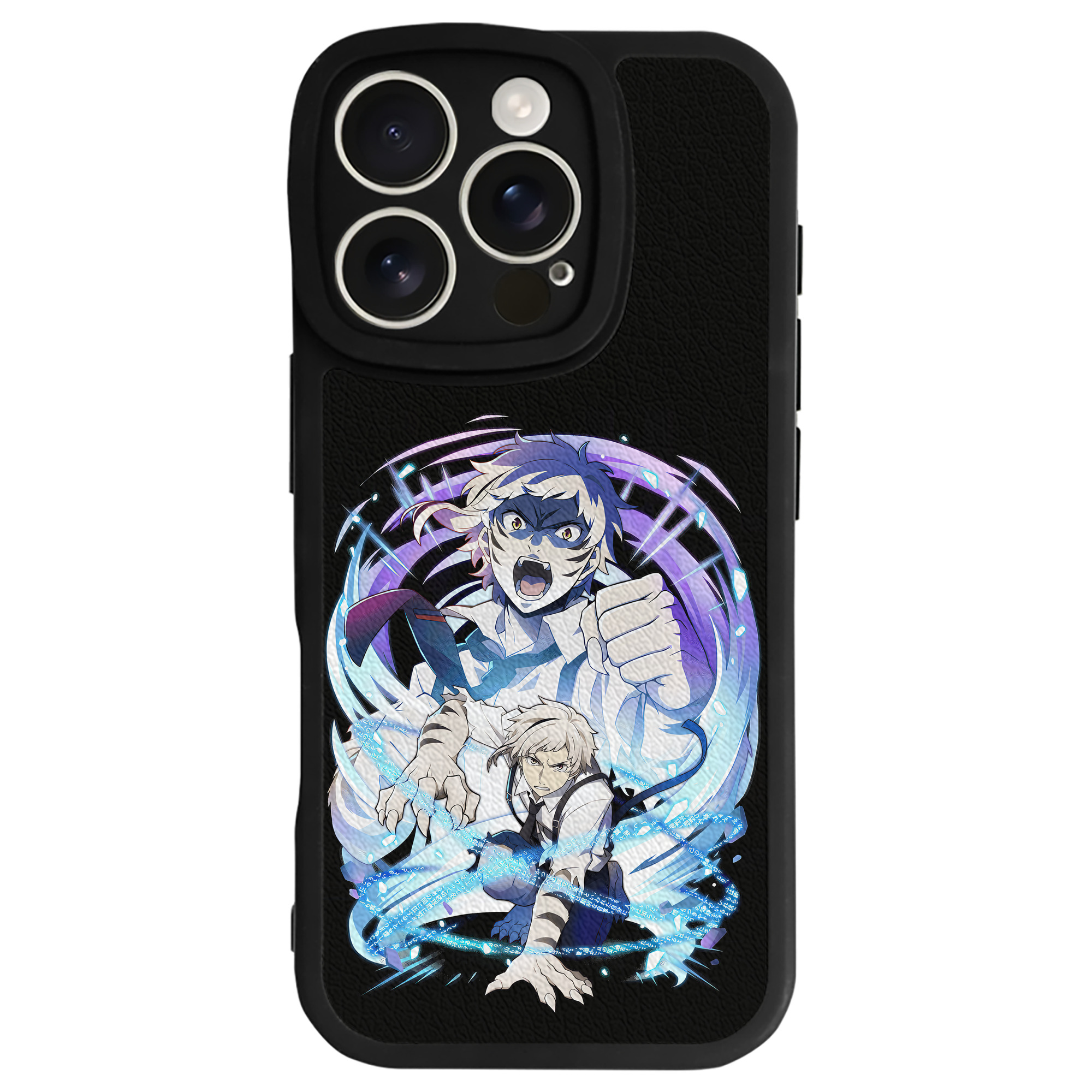 （画像用） 文豪ストレイドッグス Bungo Stray Dogs 【iPhone 16シリーズ対応】シリコンスマホケース（レザー調） 材質：シリコン